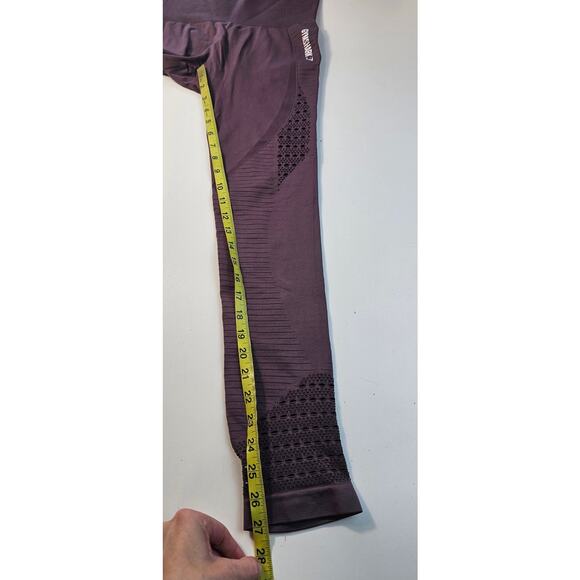 Gymshark Energy Seamless Leggings Womens S / XS (?) Purple Athleisure High Rise - Picture 6 of 7